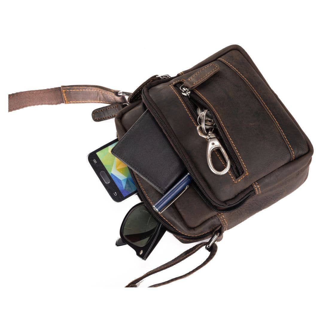 Leather Shoulder Bag Oliver Brown GW355012
