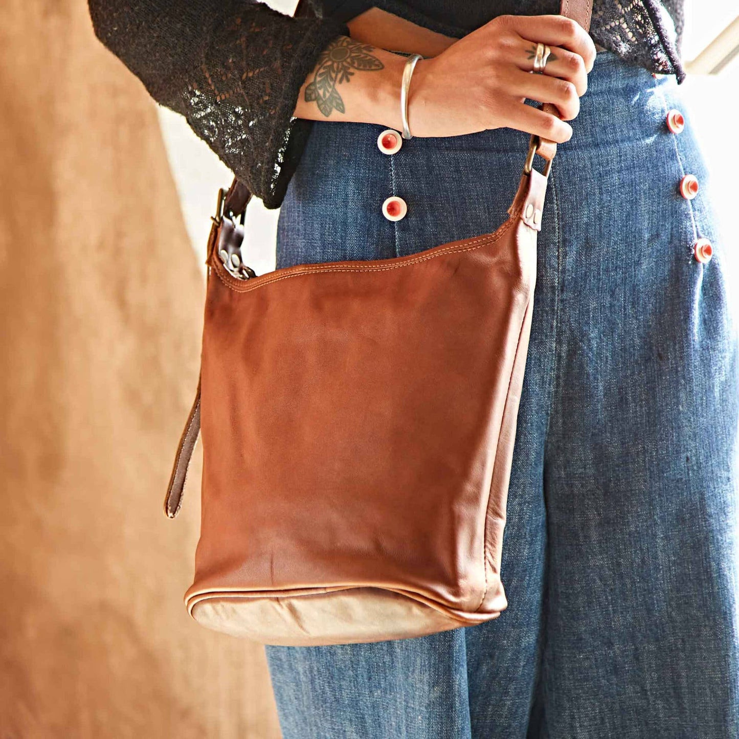 Handmade Leather Tote Bag - Leather Handbag