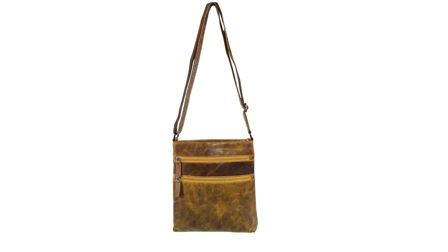 Leather Crossbody Purse: Sandel