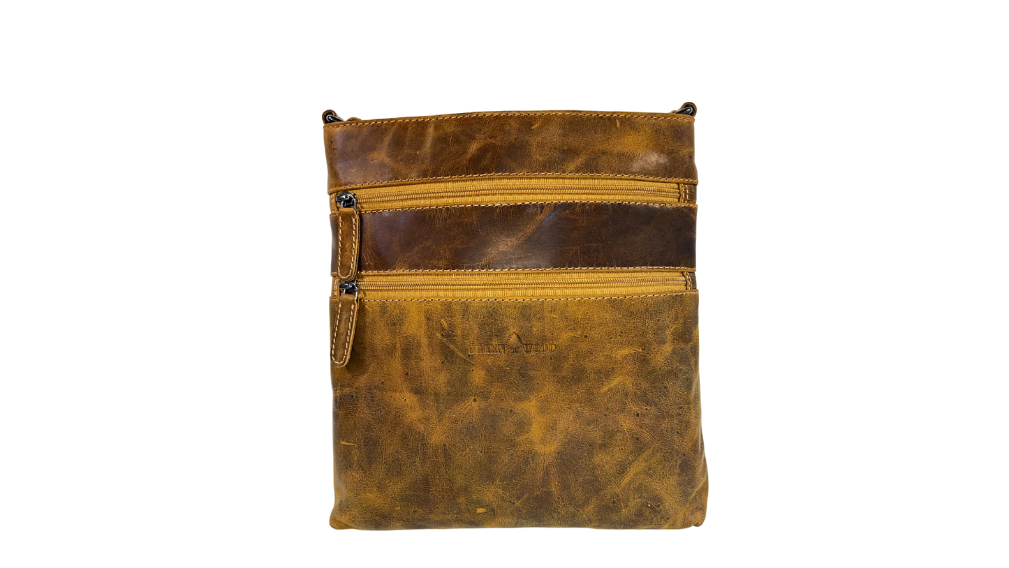 Leather Crossbody Purse: Sandel