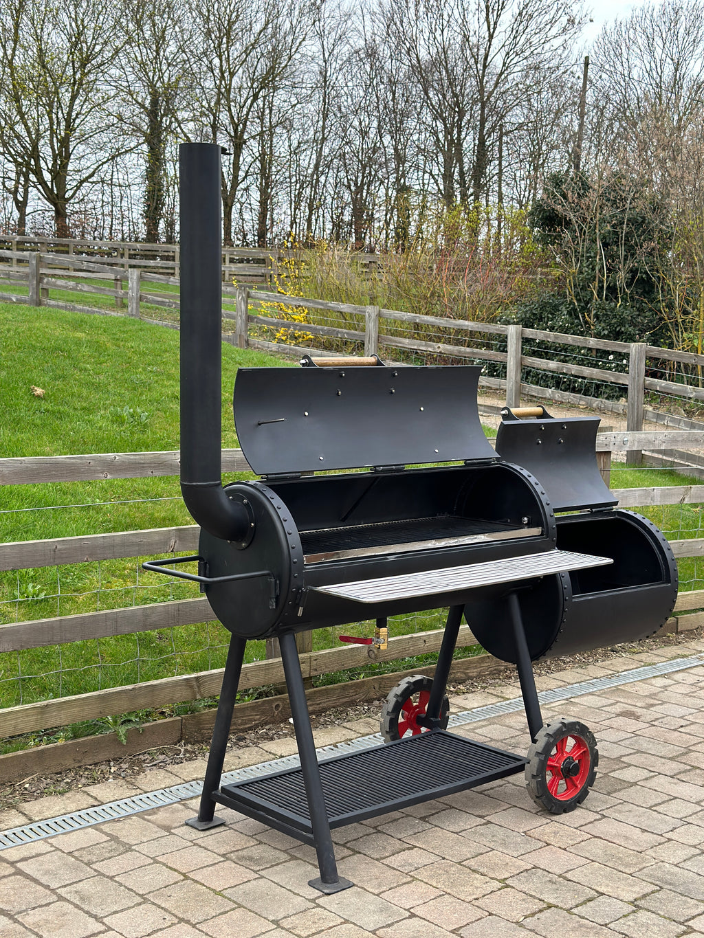 Rhino Ironworks Backyard Offset Smoker