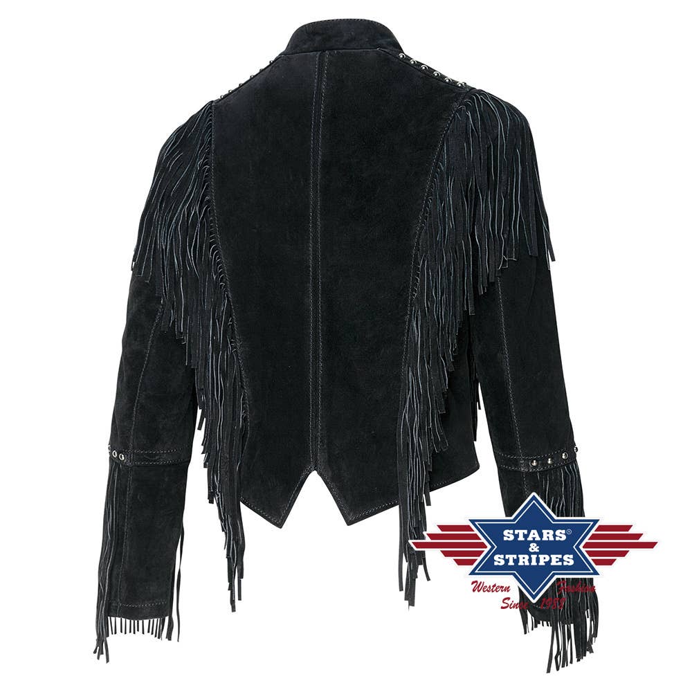 Leather jacket - Brianna Black: M