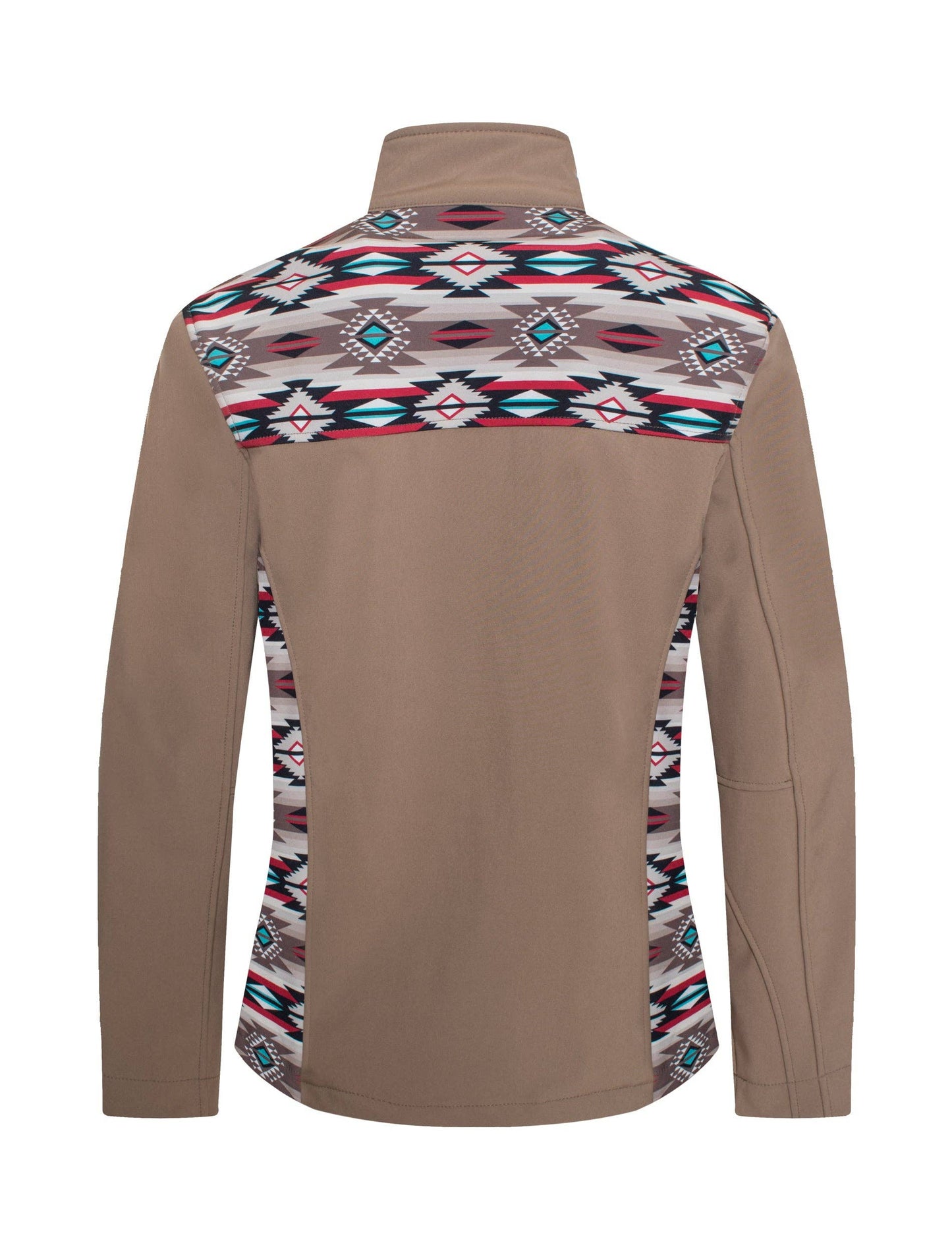 Women's Softshell Aztec Print Fleece-Lined Jackets: S