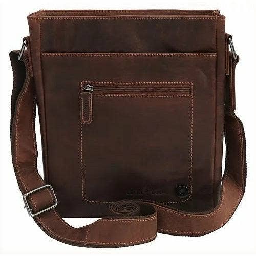 Leather Shoulder Bag Torquay - GW836: Brown
