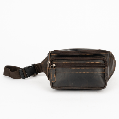 Leather Bum Bag Echuca GW196628: Brown