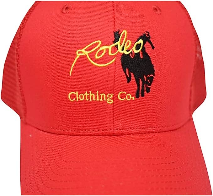 Men's Embroideried Rodeo Clothing Signature Caps for Men Hat: BROWN