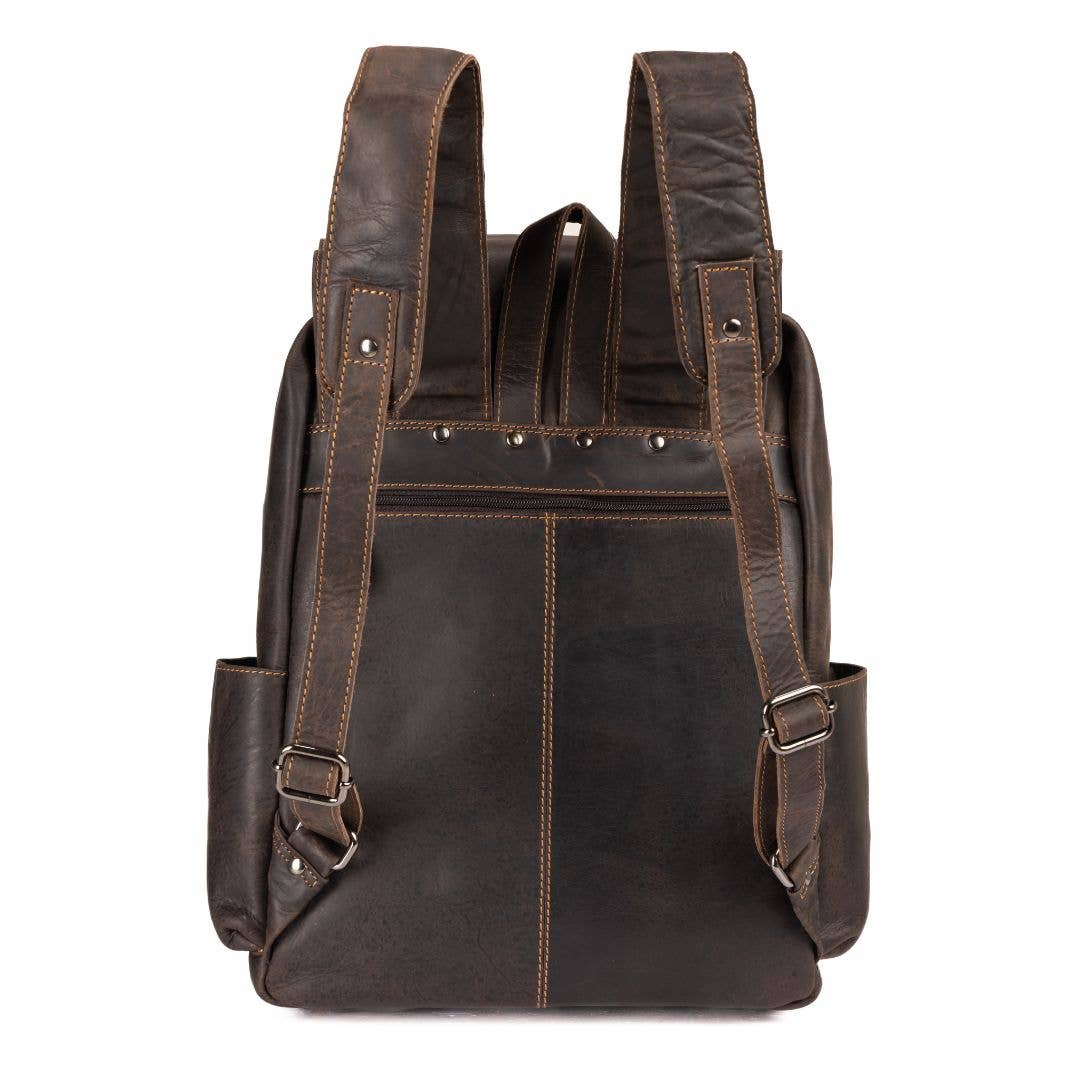 Leather Vintage Backpack Scott- Unisex GW6809: Sandal