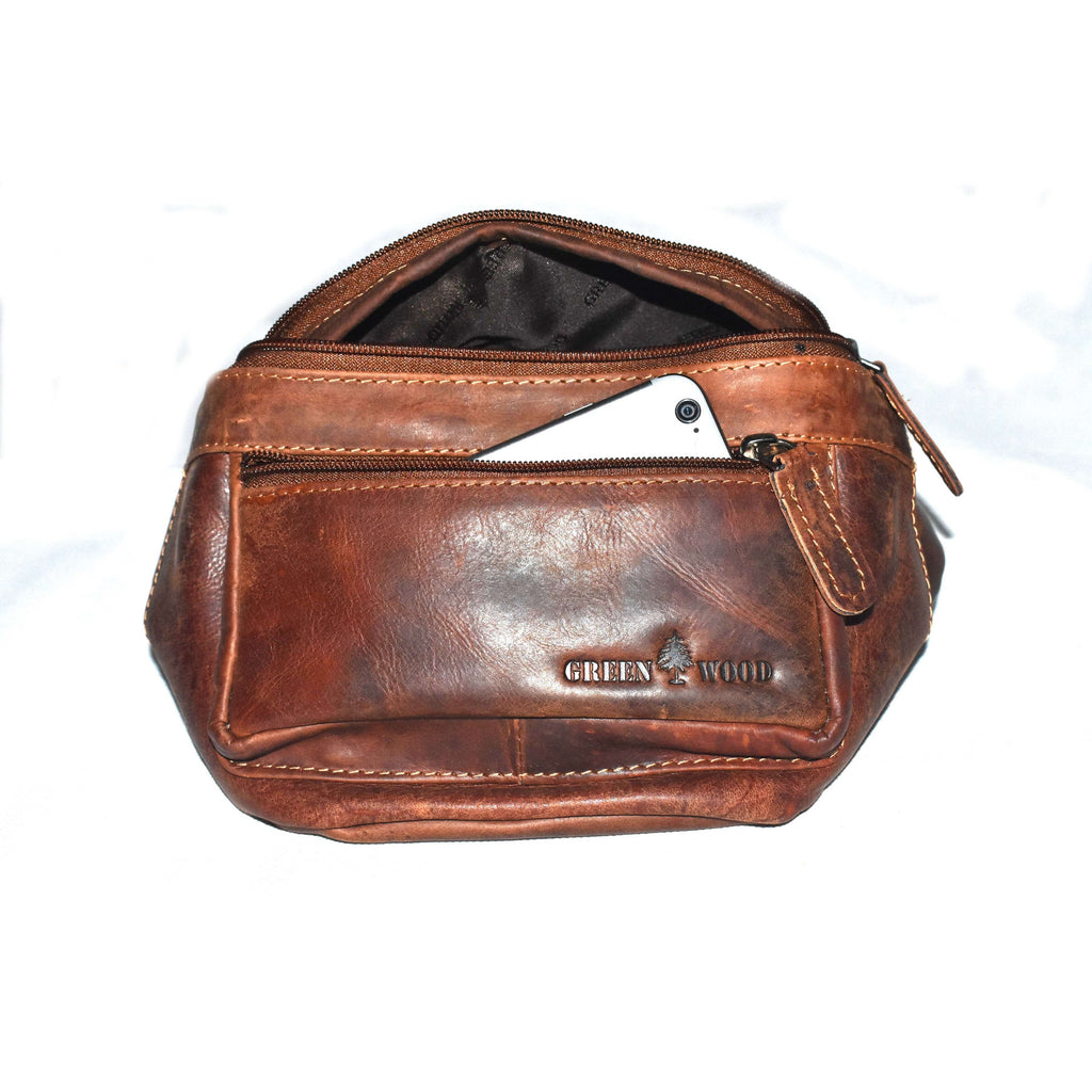 Leather Bum Bag Echuca GW196628: Sandel