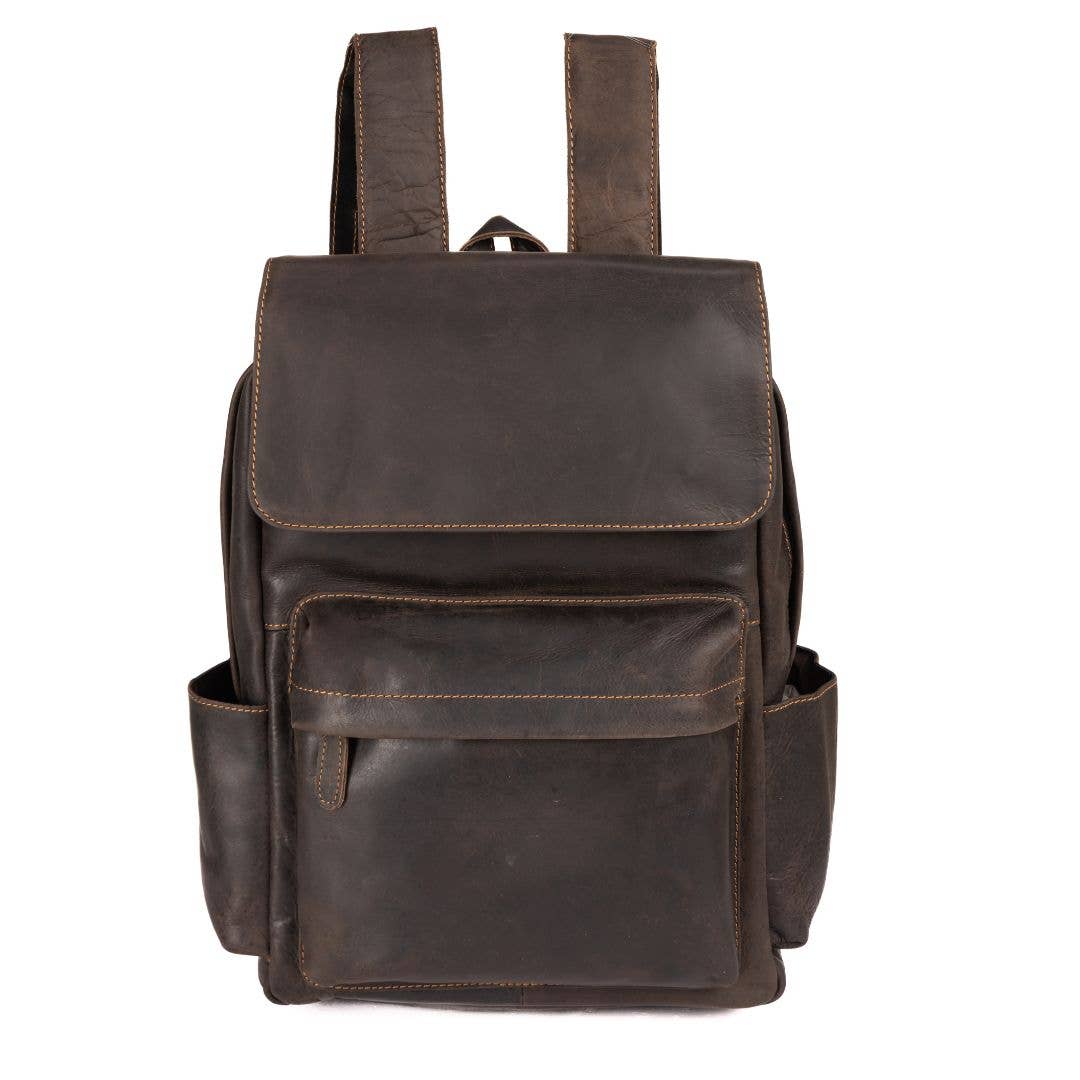 Leather Vintage Backpack Scott- Unisex GW6809: Sandal