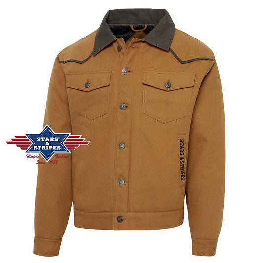 Western canvas jacket - Andrew jacket: XL