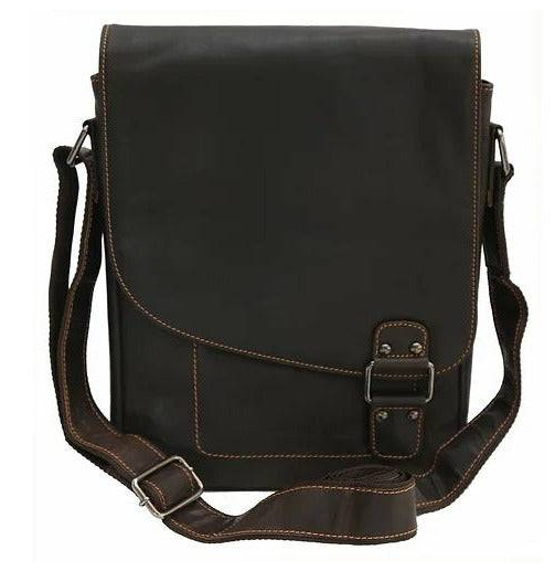 Leather Shoulder Bag Torquay - GW836: Brown