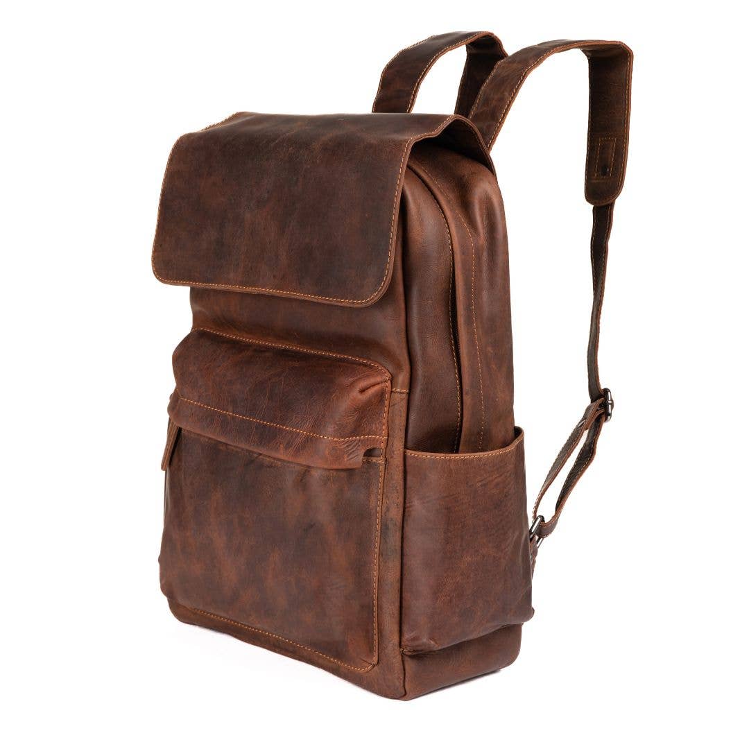 Leather Vintage Backpack Scott- Unisex GW6809: Sandal