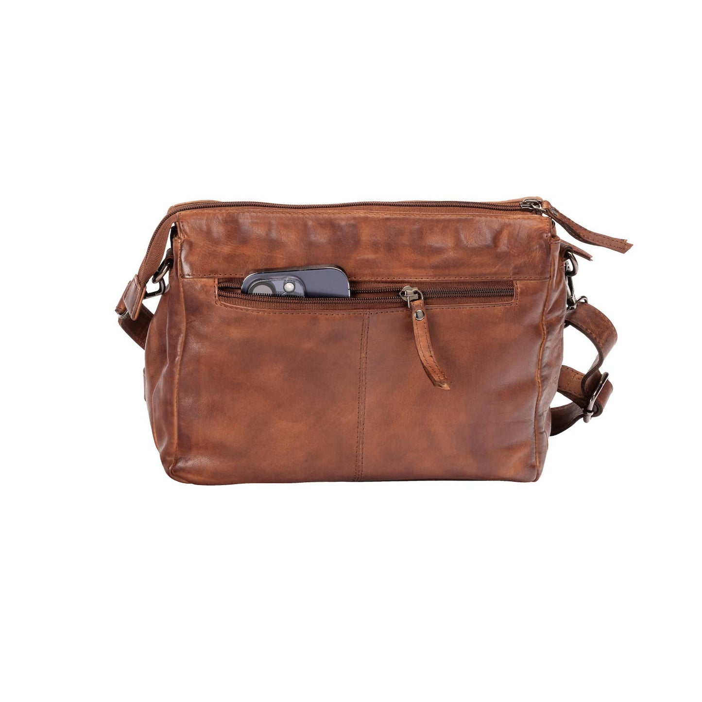 Leather Shoulder Bag June GW6838COG