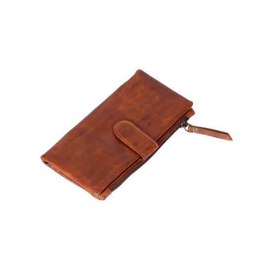 Leather Wallet Cyndy GW2250: Cognac