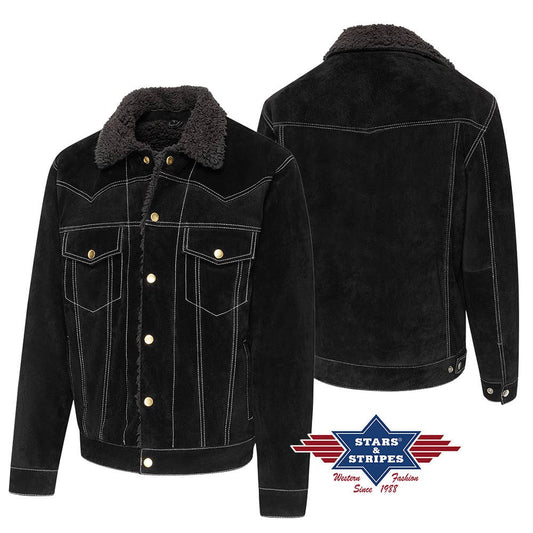 Western Splitlederjack - Hunter Black: XL
