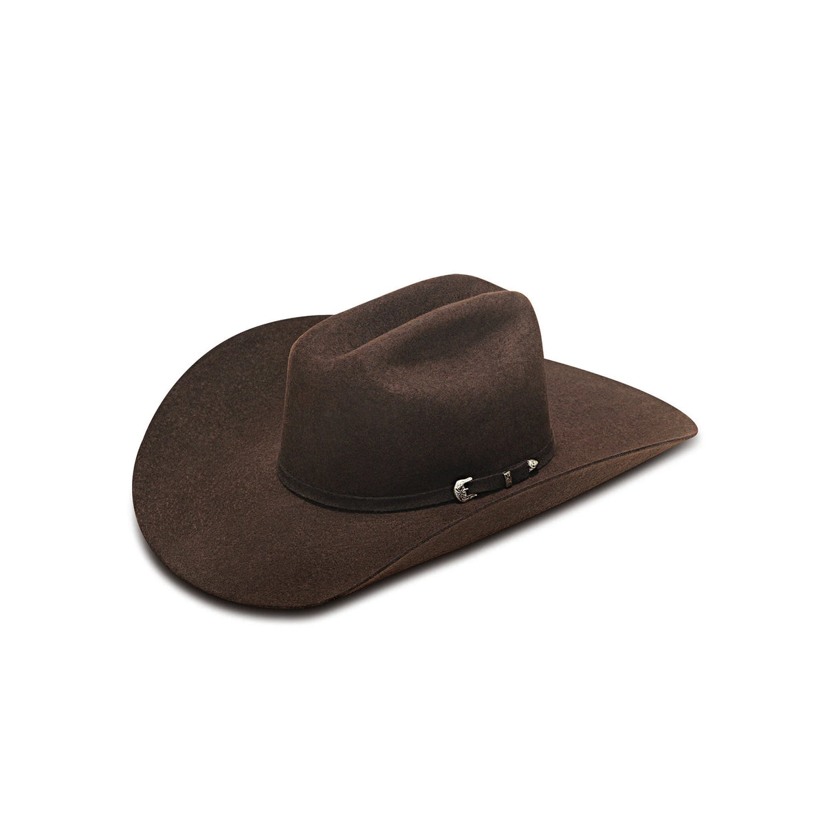 Ariat Wool Cowboy Hat With Buckle BROWN