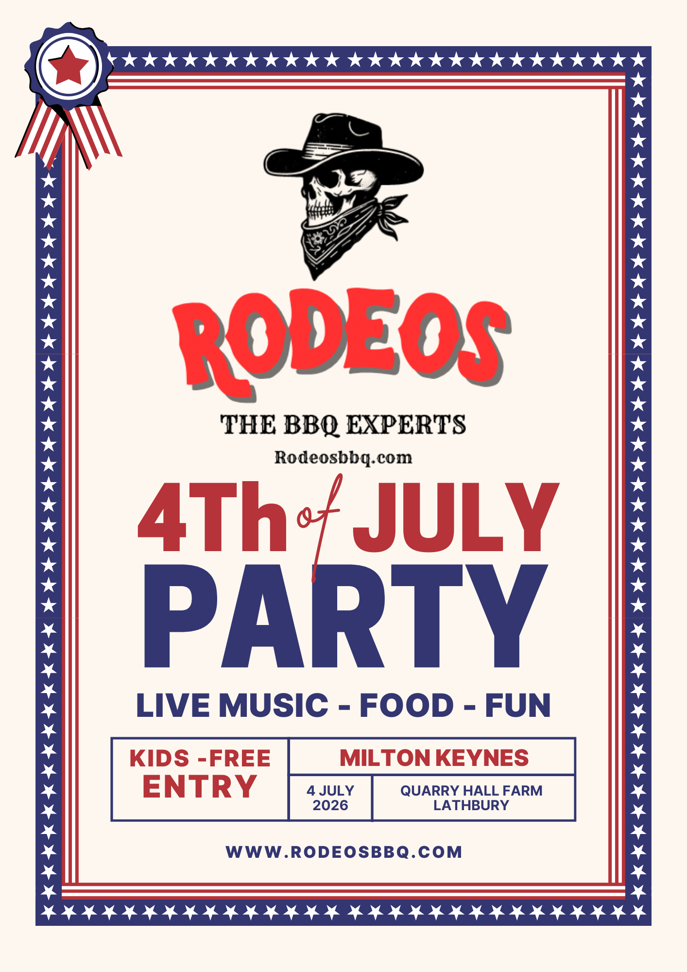 Rodeos 4th July Celebration (Coming Soon)