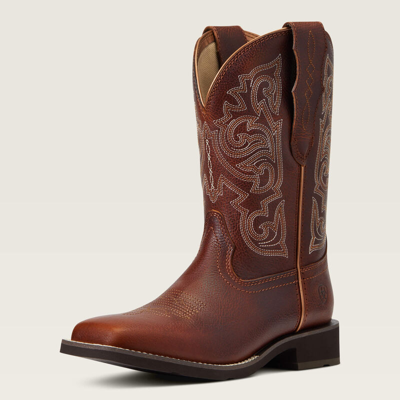 WOMENS Delilah StretchFit Wide Square Toe Western Boot 10040284