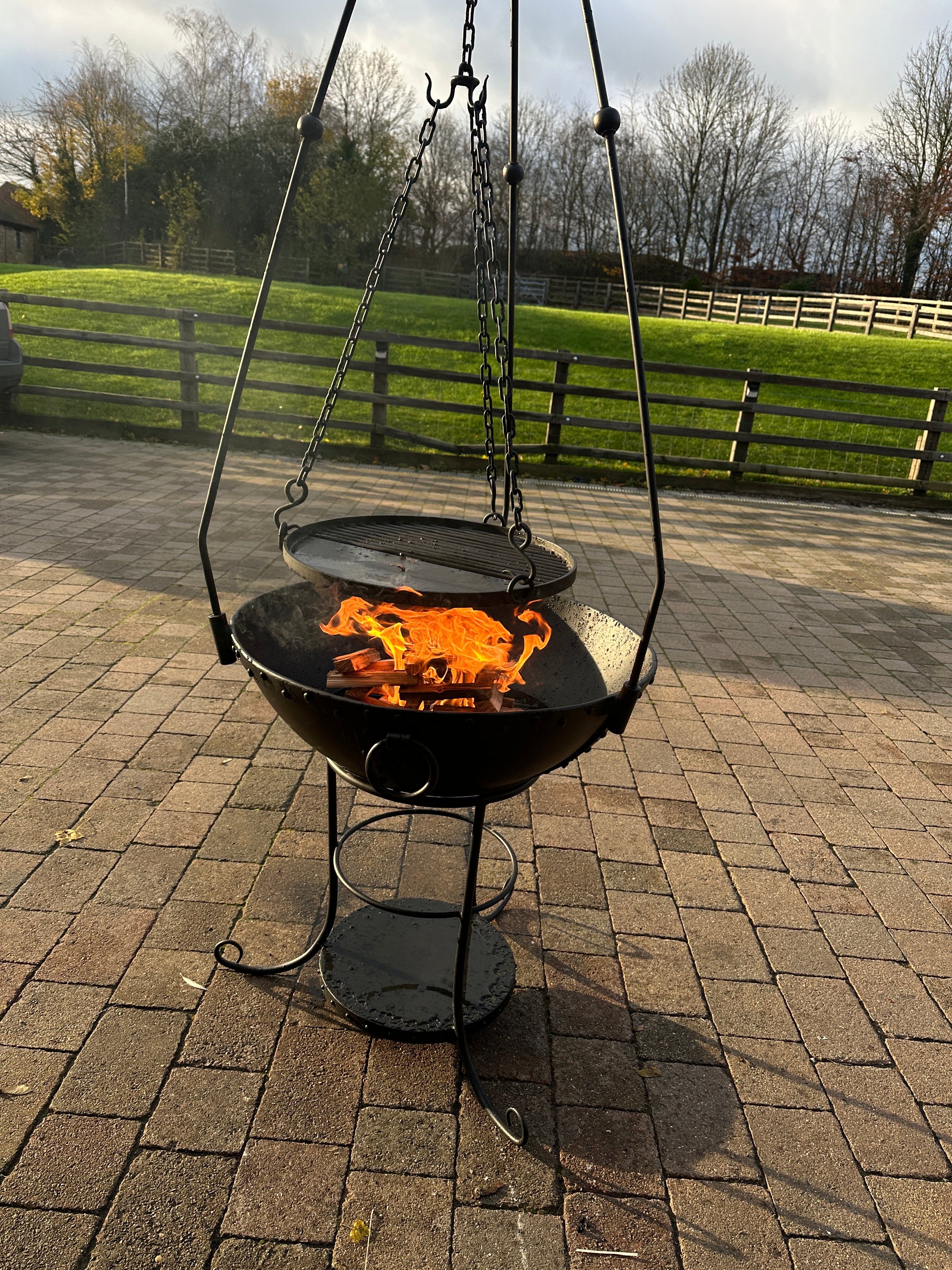Rhino Ironworks 21" Indian Fire Bowls