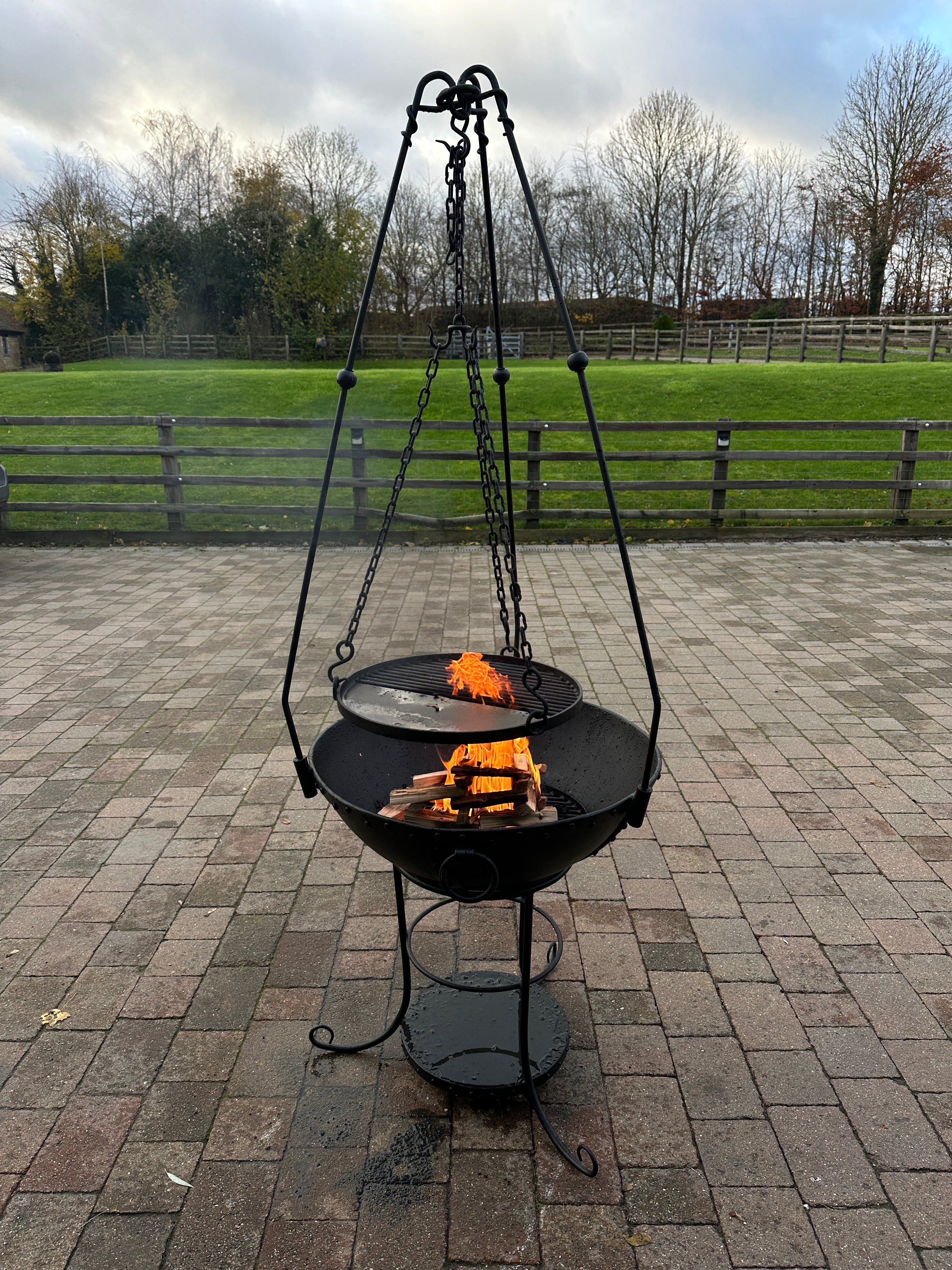 Rhino Ironworks 21" Indian Fire Bowls