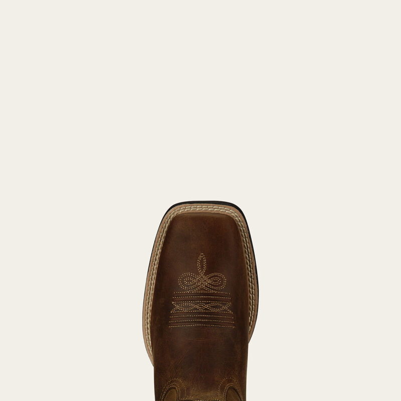 WOMENS Round Up Wide Square Toe Western Boot 10018528