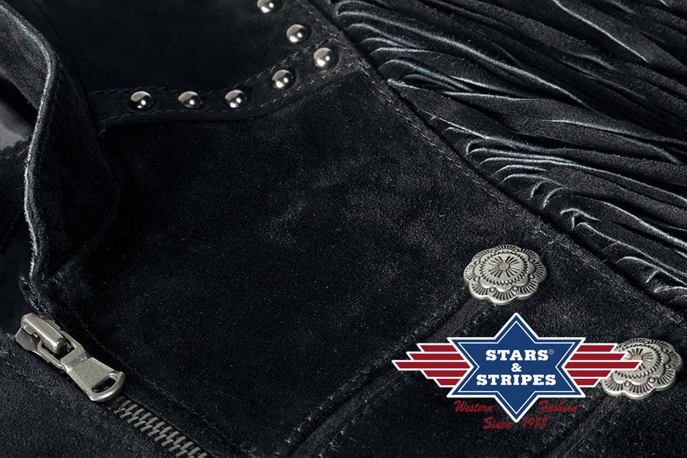 Leather jacket - Brianna Black: M