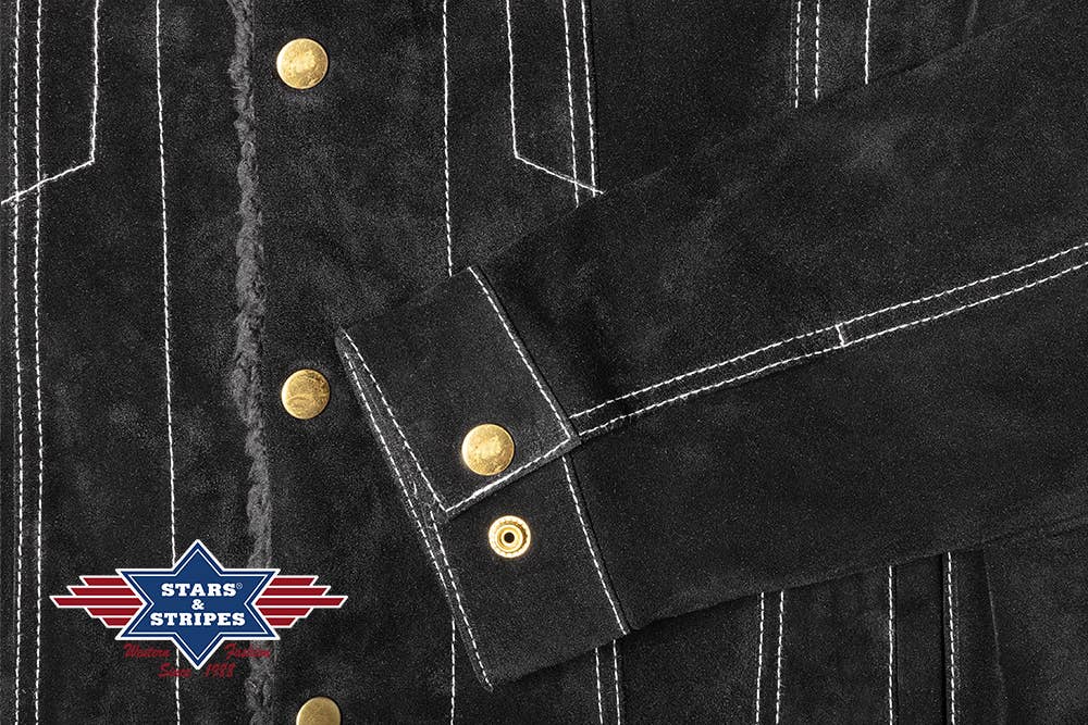 Western Splitlederjack - Hunter Black: XL