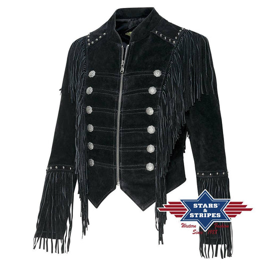 Leather jacket - Brianna Black: M