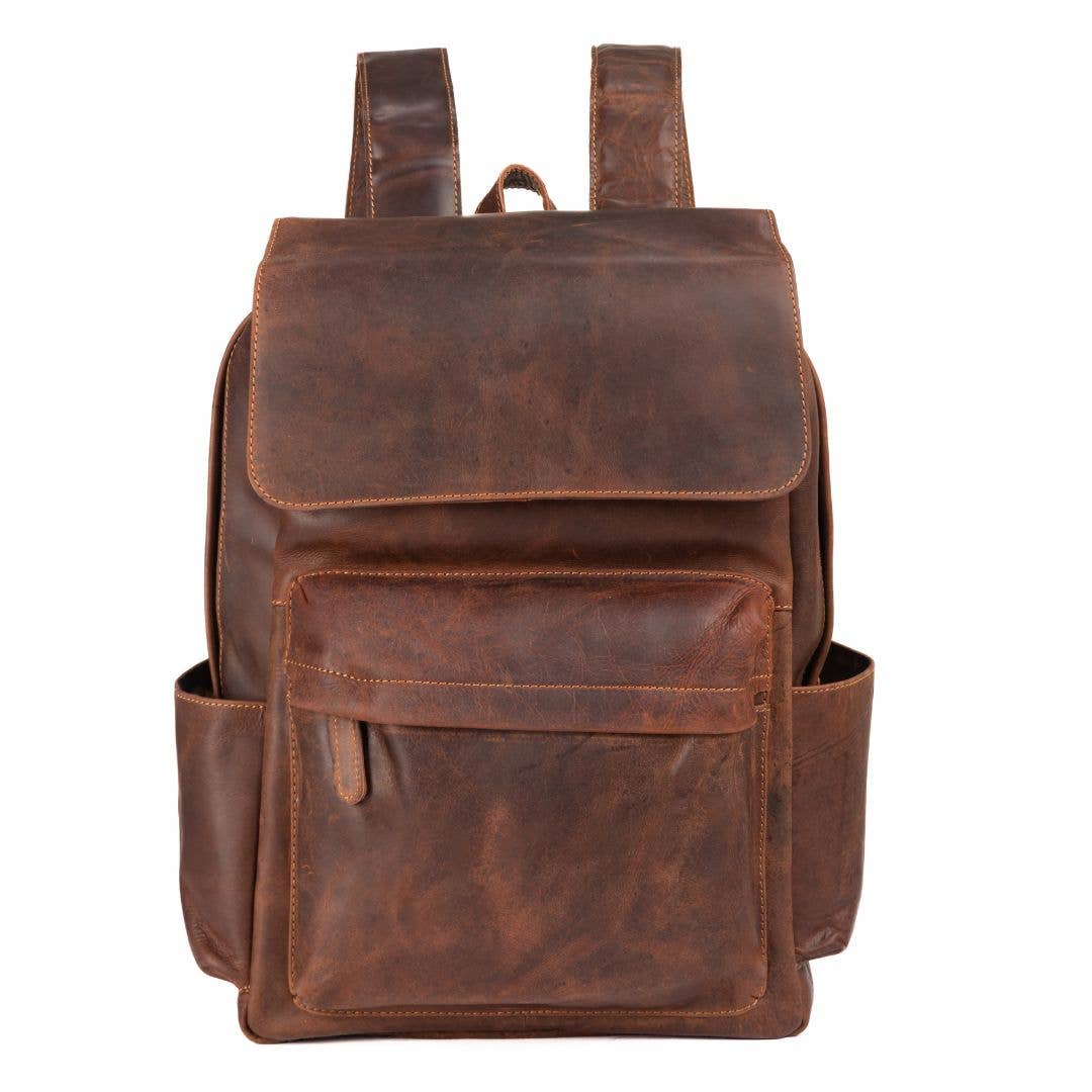 Leather Vintage Backpack Scott- Unisex GW6809: Sandal